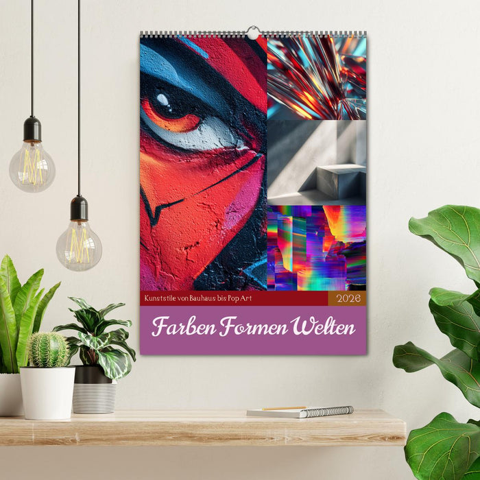 Farben Formen Welten (CALVENDO Wandkalender 2026)