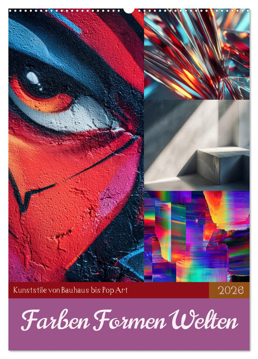 Farben Formen Welten (CALVENDO Wandkalender 2026)