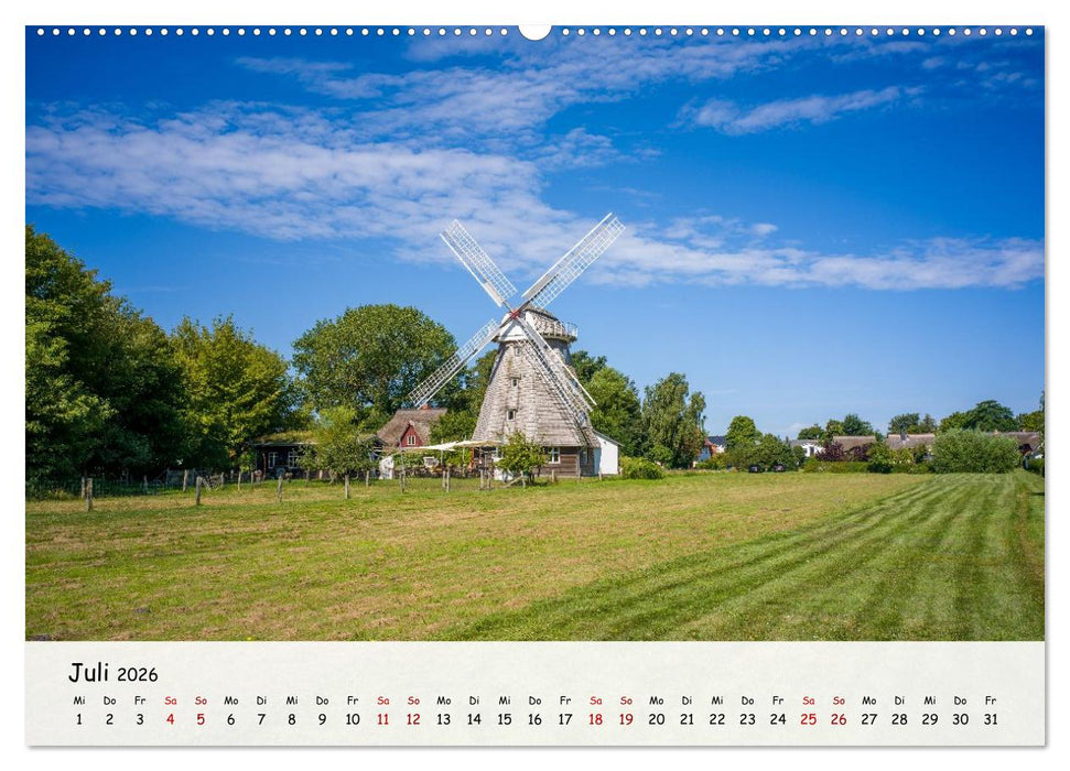 Fischland-Darß-Zingst - Zwischen Bodden und Ostsee (CALVENDO Premium Wandkalender 2026)