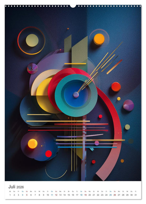Farben Formen Welten (CALVENDO Premium Wandkalender 2026)