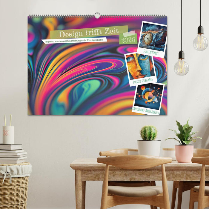 Design trifft Zeit (CALVENDO Wandkalender 2026)