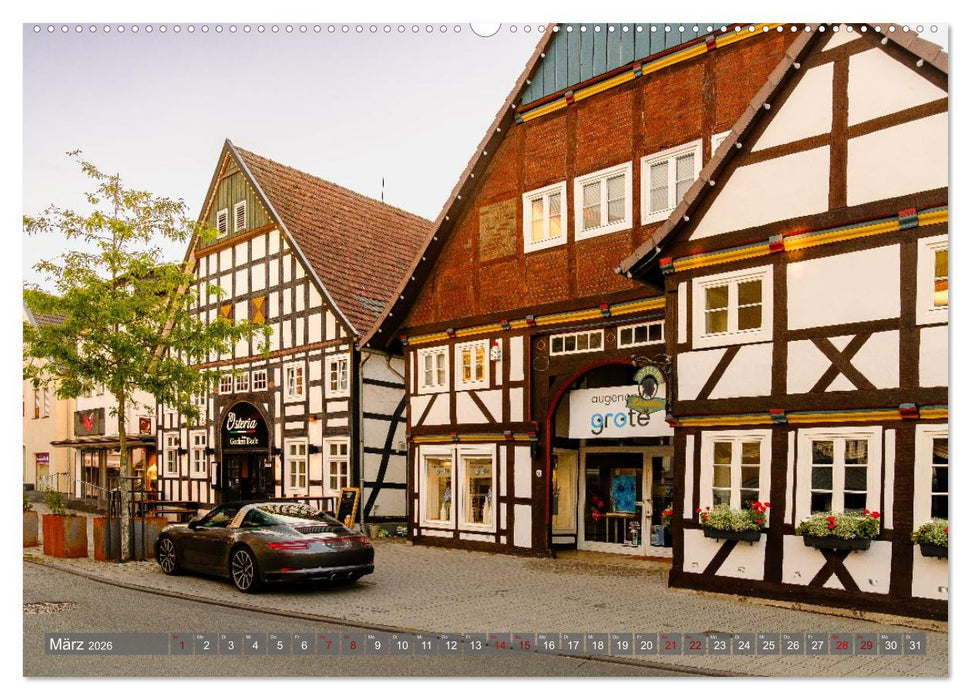 Ein Blick auf Delbrück (CALVENDO Wandkalender 2026)