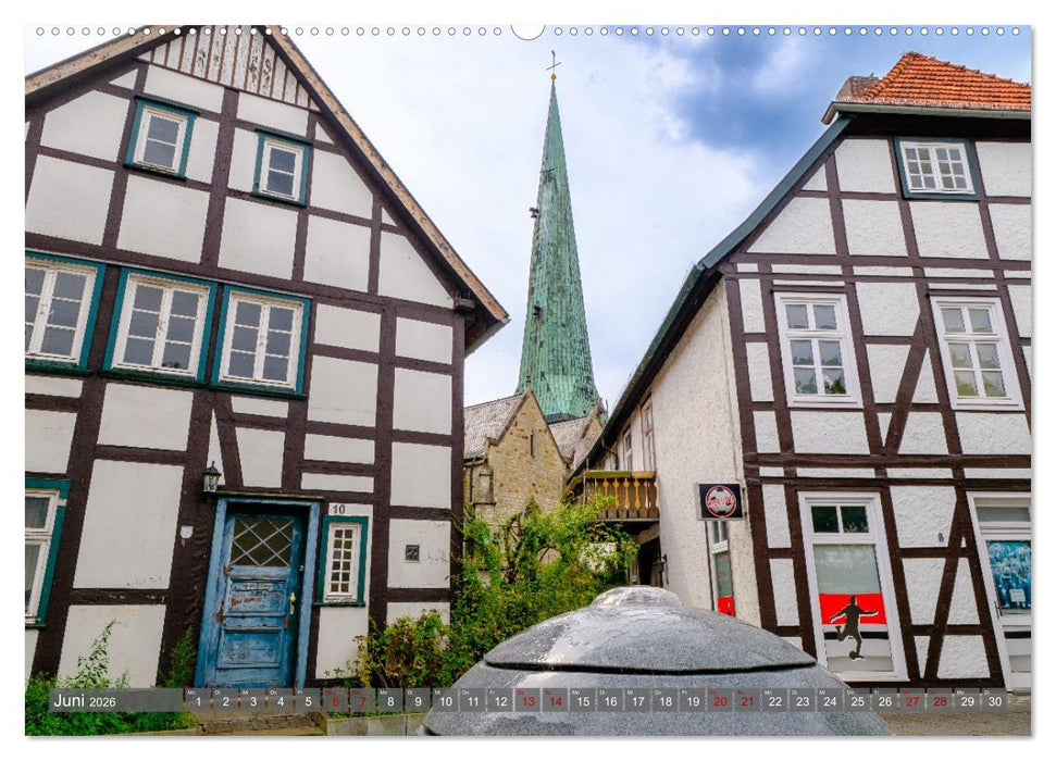 Ein Blick auf Delbrück (CALVENDO Wandkalender 2026)