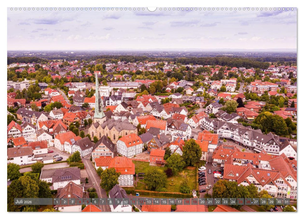 Ein Blick auf Delbrück (CALVENDO Premium Wandkalender 2026)