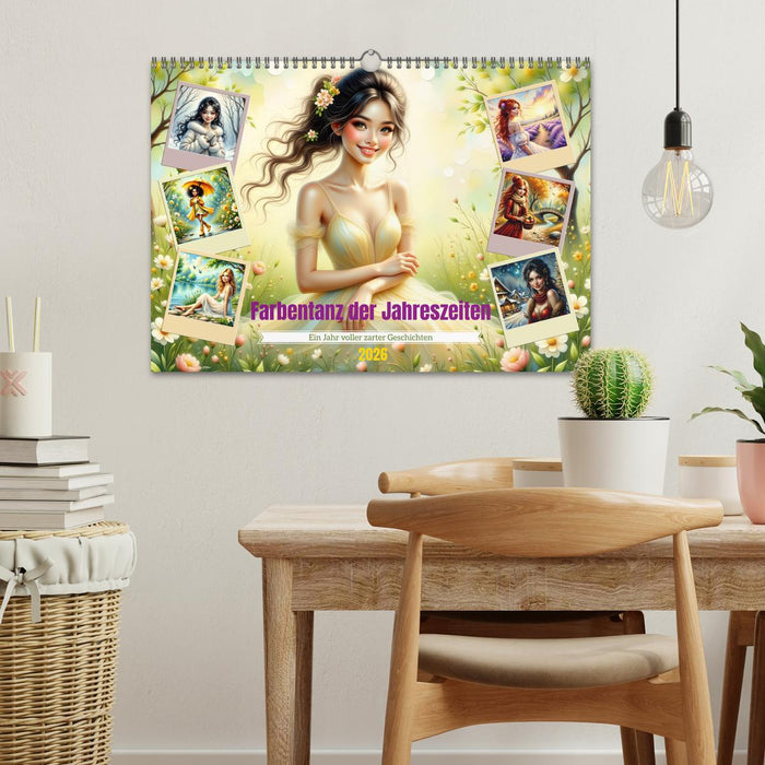 Farbentanz der Jahreszeiten (CALVENDO Wandkalender 2026)