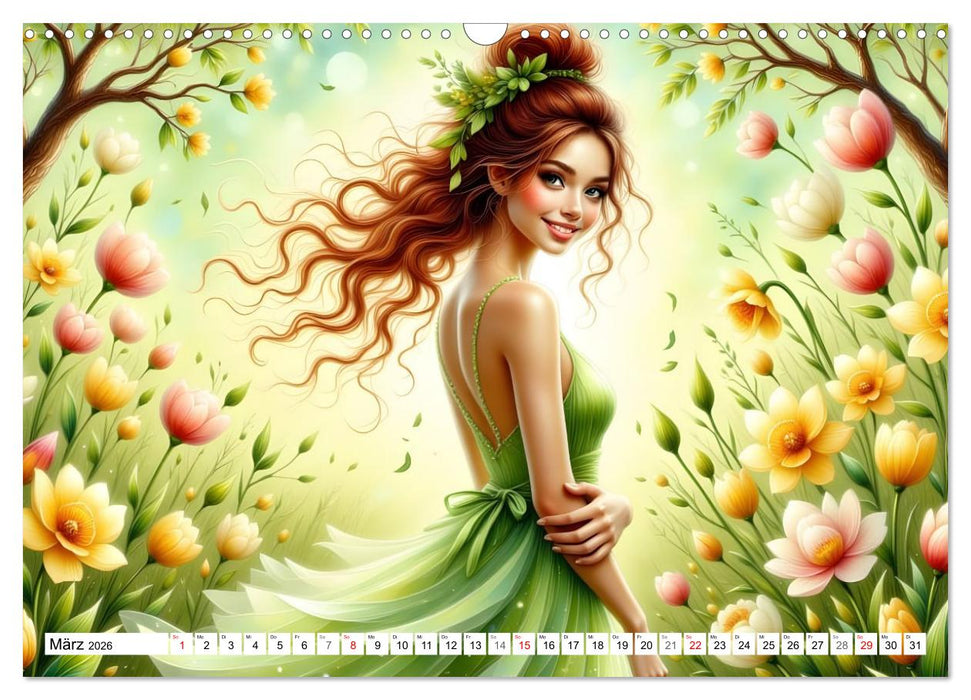 Farbentanz der Jahreszeiten (CALVENDO Wandkalender 2026)