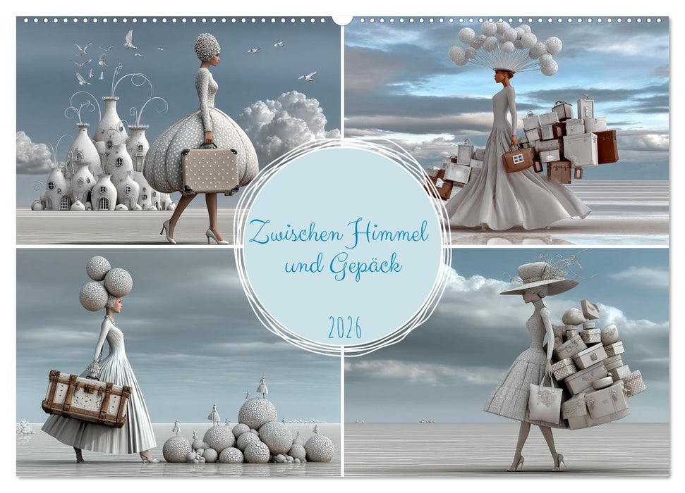 Zwischen Himmel und Gepäck (CALVENDO Wandkalender 2026)