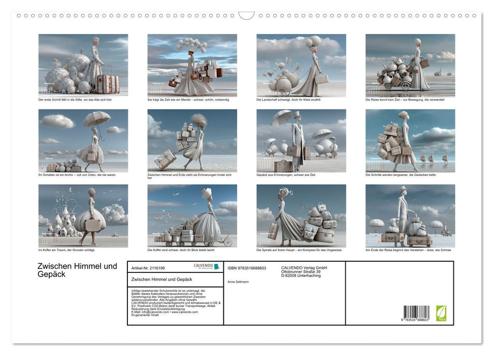 Zwischen Himmel und Gepäck (CALVENDO Wandkalender 2026)