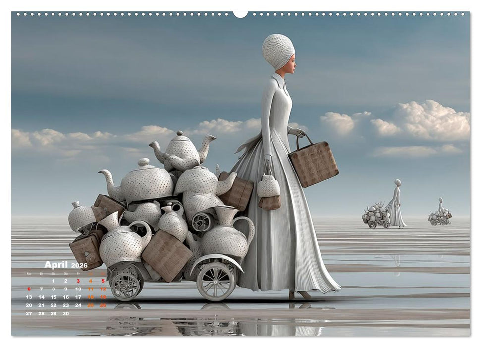 Zwischen Himmel und Gepäck (CALVENDO Wandkalender 2026)