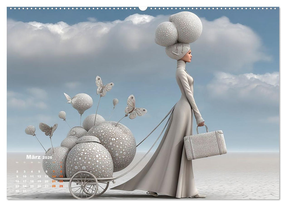 Zwischen Himmel und Gepäck (CALVENDO Premium Wandkalender 2026)