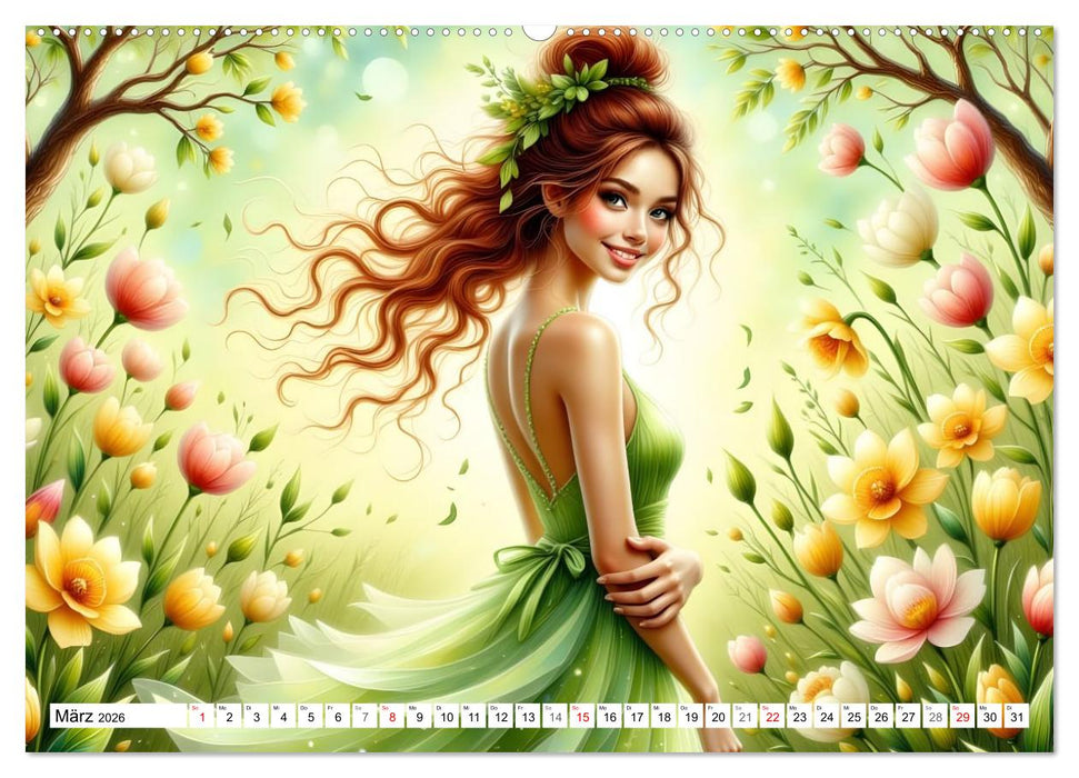 Farbentanz der Jahreszeiten (CALVENDO Premium Wandkalender 2026)