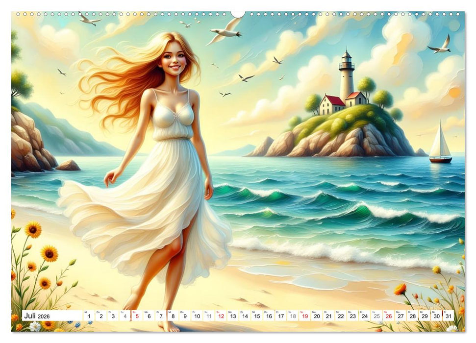 Farbentanz der Jahreszeiten (CALVENDO Premium Wandkalender 2026)