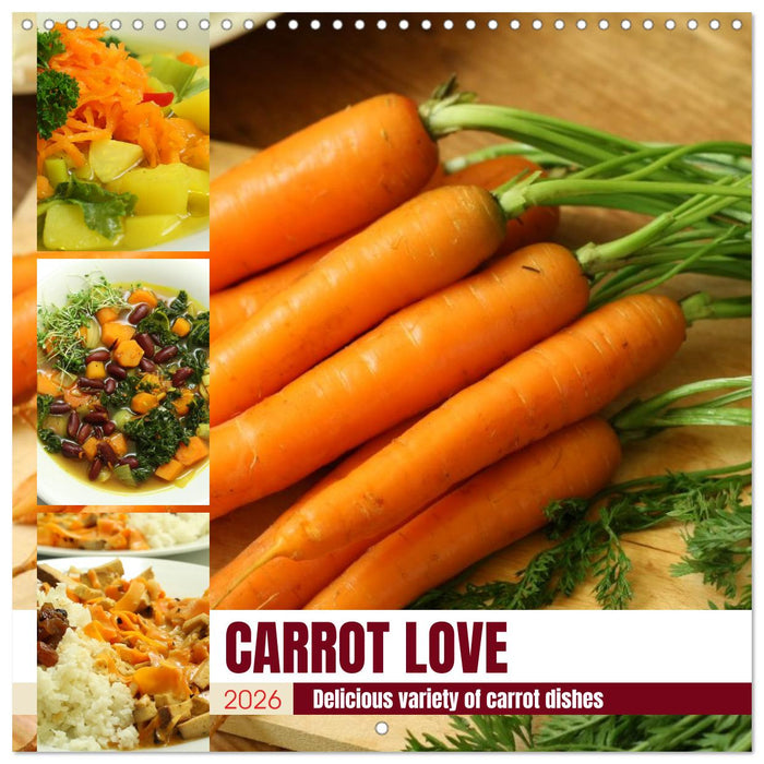CARROT LOVE (CALVENDO Monthly Calendar 2026)
