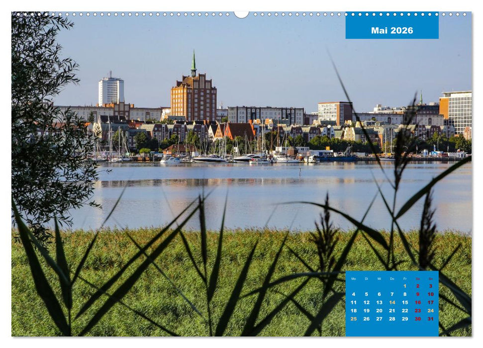 Hansestadt Rostock (CALVENDO Wandkalender 2026)