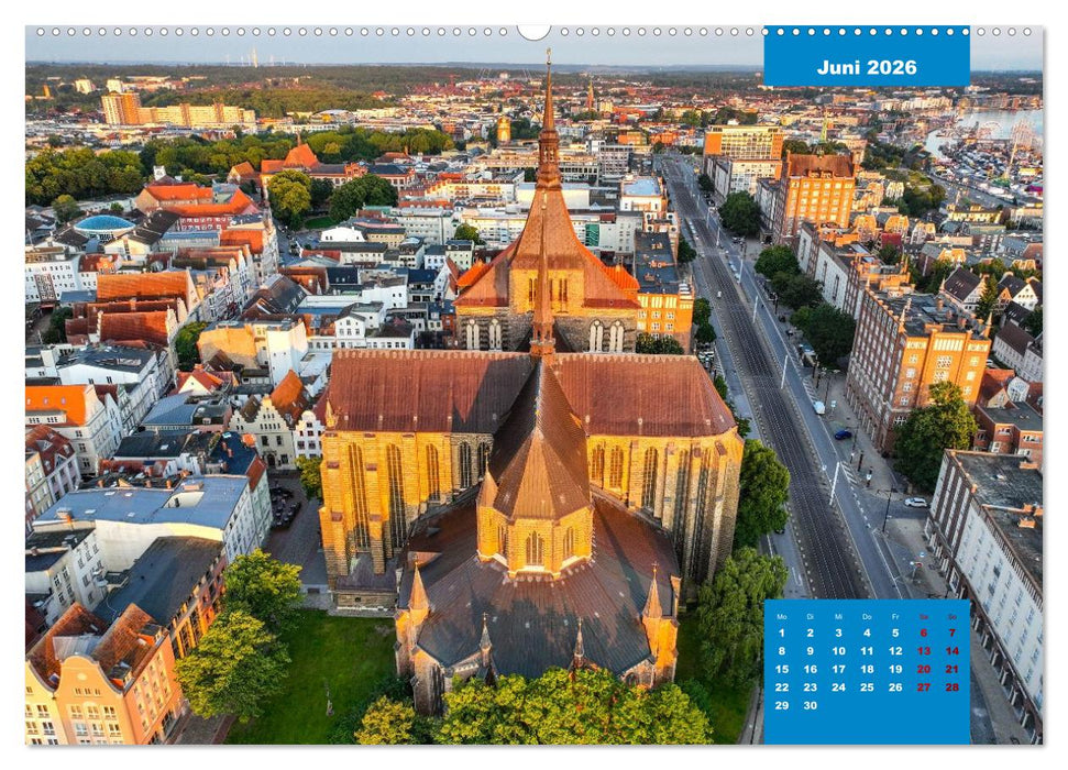 Hansestadt Rostock (CALVENDO Wandkalender 2026)