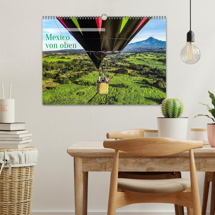 Mexico von oben (CALVENDO Wandkalender 2026)