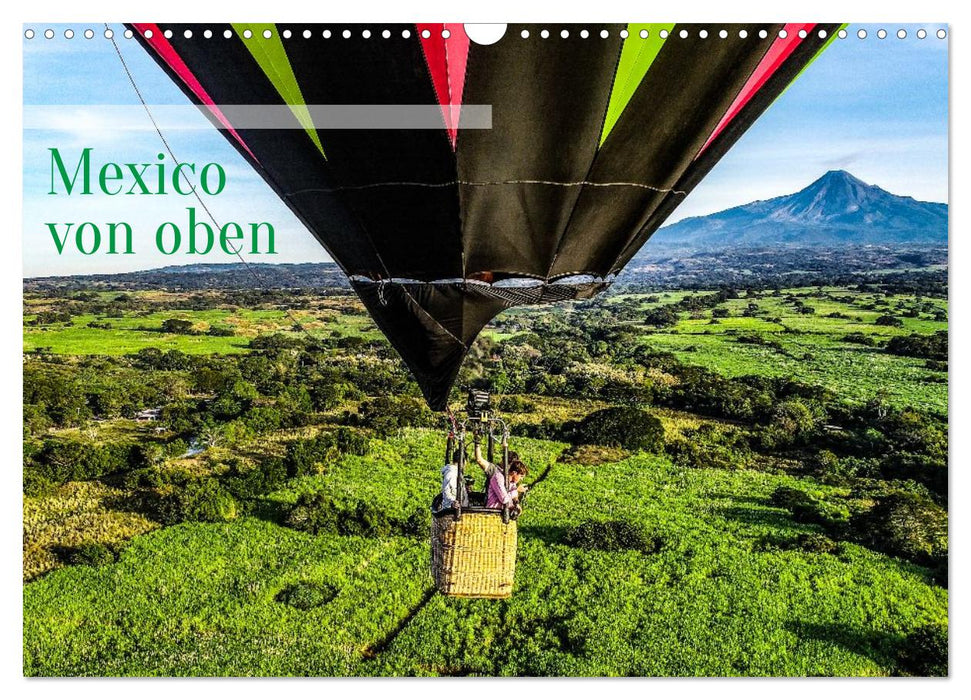 Mexico von oben (CALVENDO Wandkalender 2026)