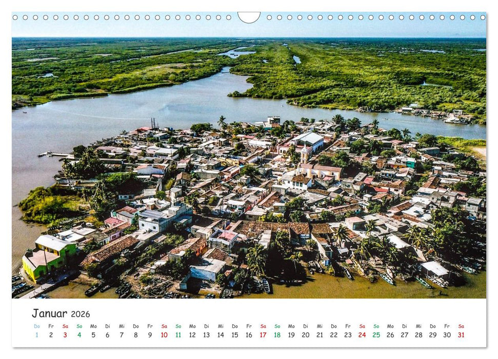 Mexico von oben (CALVENDO Wandkalender 2026)