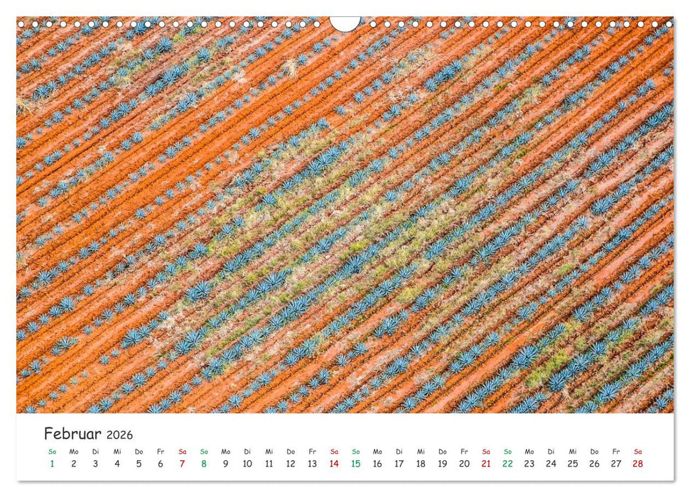 Mexico von oben (CALVENDO Wandkalender 2026)