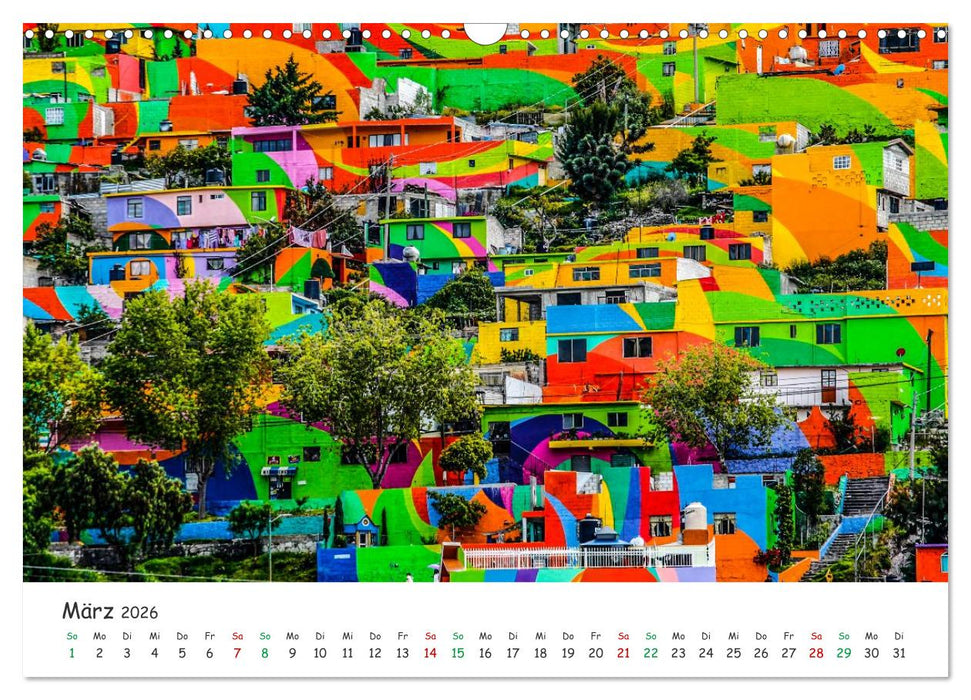 Mexico von oben (CALVENDO Wandkalender 2026)