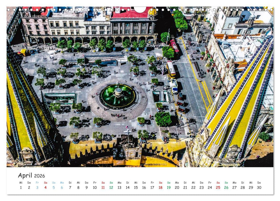 Mexico von oben (CALVENDO Wandkalender 2026)