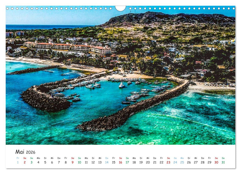 Mexico von oben (CALVENDO Wandkalender 2026)