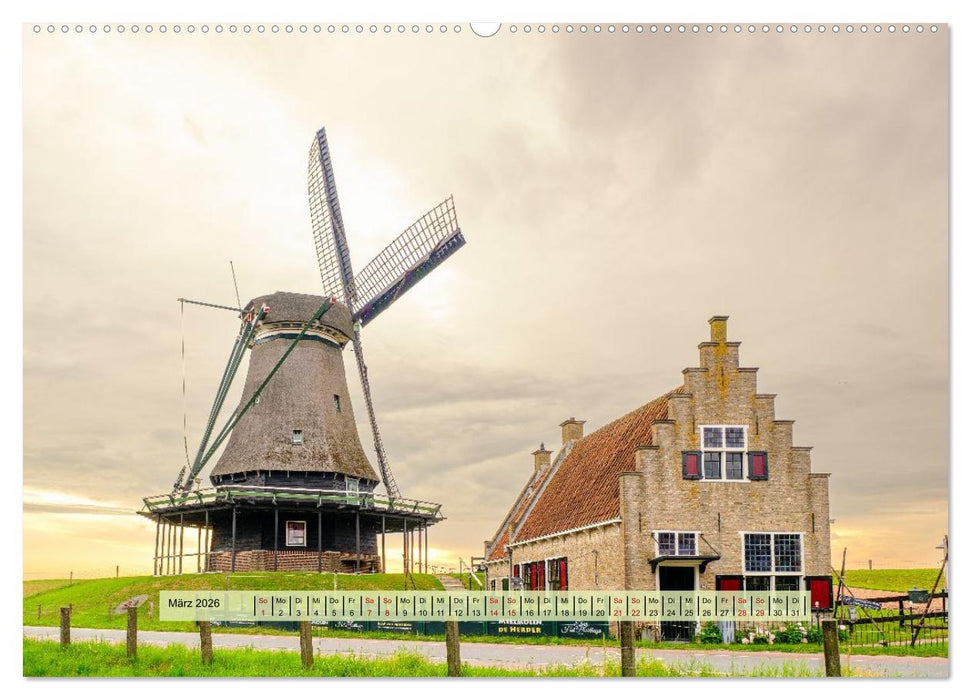 Das ist Nordholland! Querformat (CALVENDO Premium Wandkalender 2026)