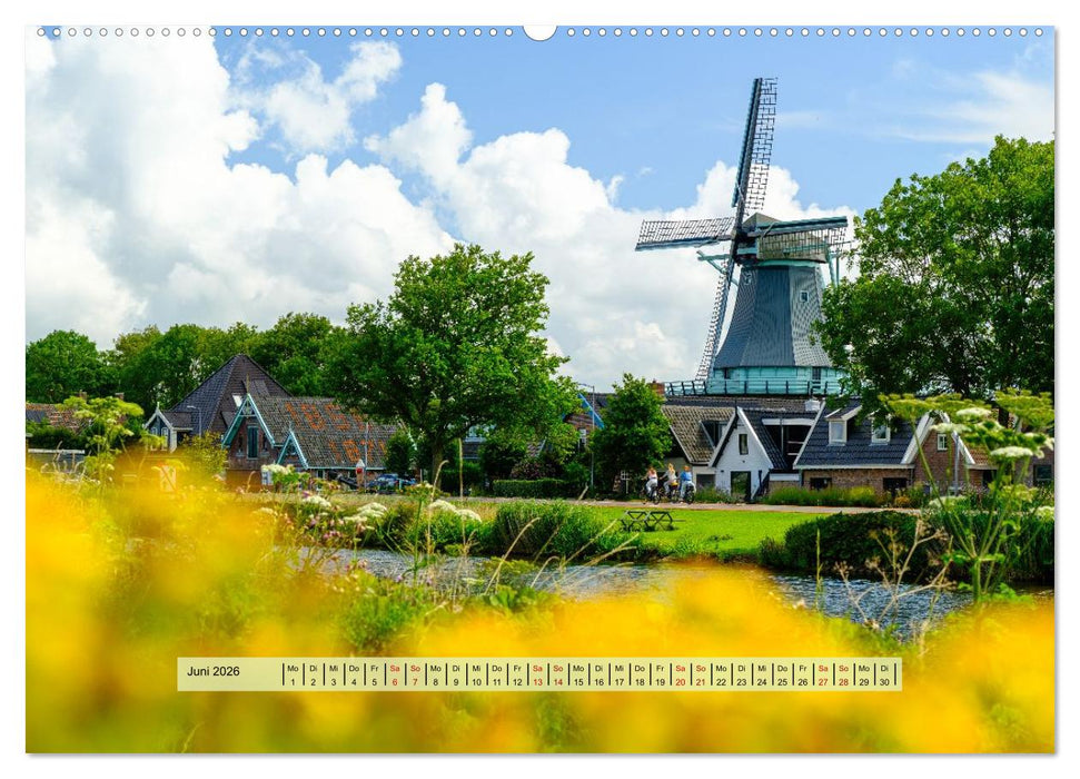 Das ist Nordholland! Querformat (CALVENDO Premium Wandkalender 2026)