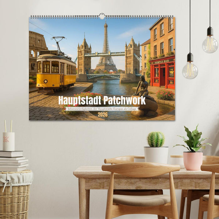 Hauptstadt Patchwork (CALVENDO Wandkalender 2026)