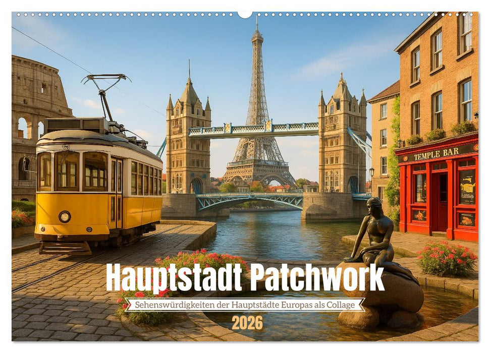 Hauptstadt Patchwork (CALVENDO Wandkalender 2026)