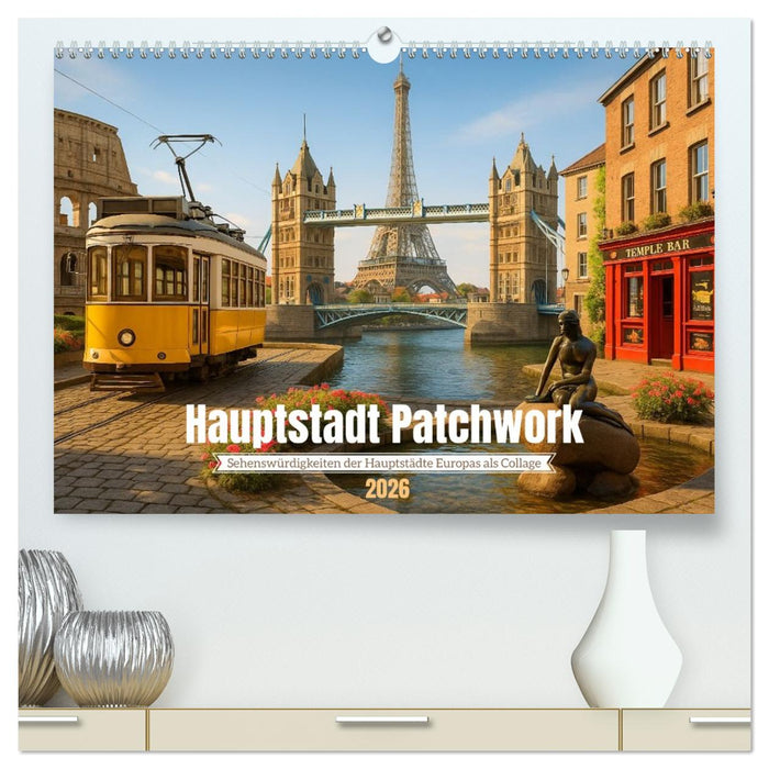 Hauptstadt Patchwork (CALVENDO Premium Wandkalender 2026)