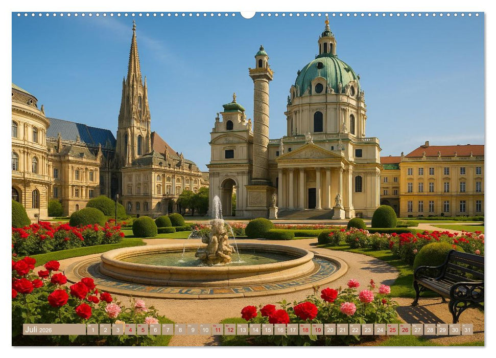 Hauptstadt Patchwork (CALVENDO Premium Wandkalender 2026)