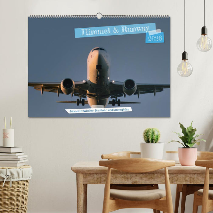 Himmel & Runway (CALVENDO Wandkalender 2026)