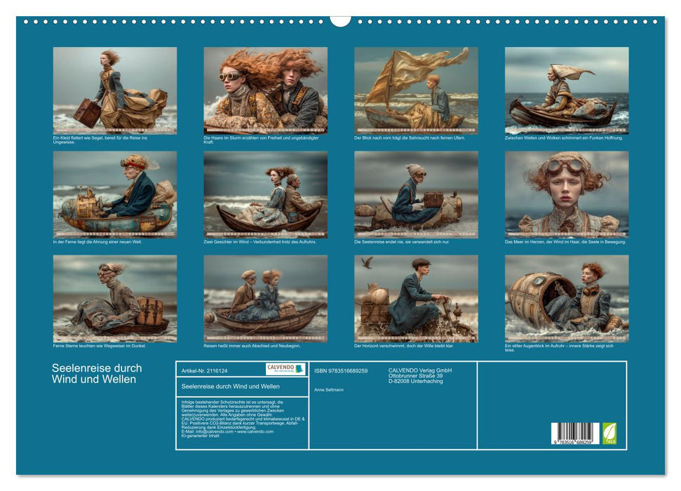 Seelenreise durch Wind und Wellen (CALVENDO Wandkalender 2026)