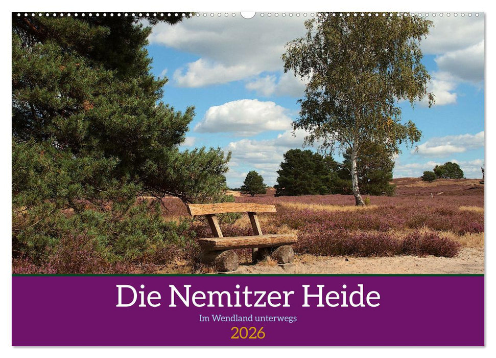Die Nemitzer Heide - Im Wendland unterwegs (CALVENDO Wandkalender 2026)