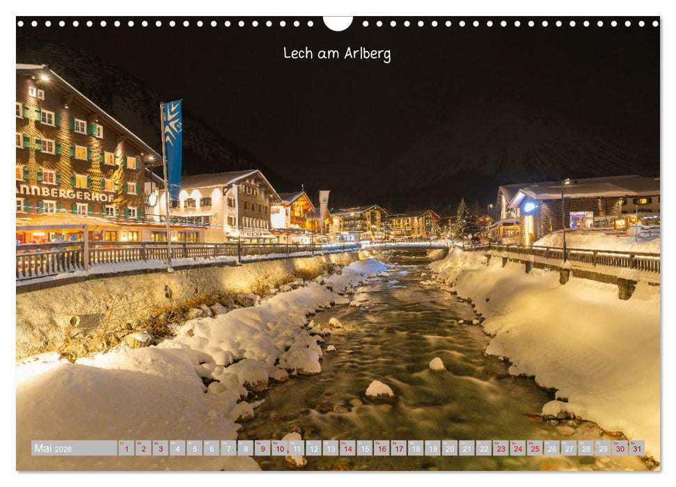 Winterdreams - Lech, Leutasch, Gurgl, Ischgl, Sölden (CALVENDO Wandkalender 2026)