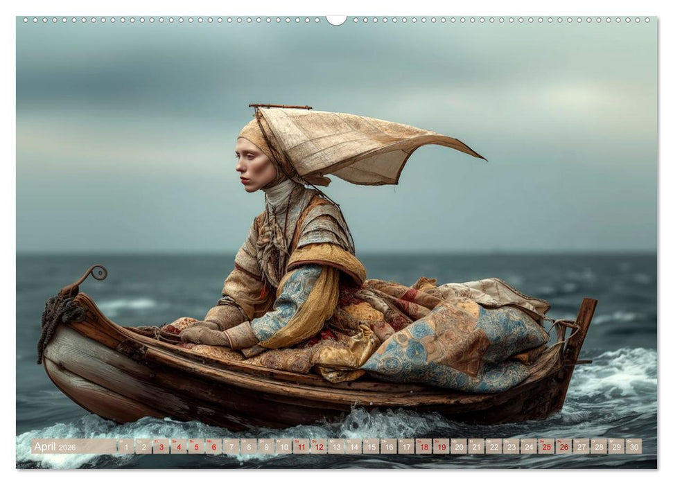 Seelenreise durch Wind und Wellen (CALVENDO Premium Wandkalender 2026)