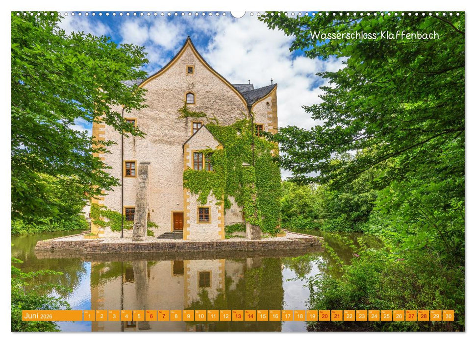 Mitteldeutschland - Landschaft und Kulturdenkmale (CALVENDO Premium Wandkalender 2026)