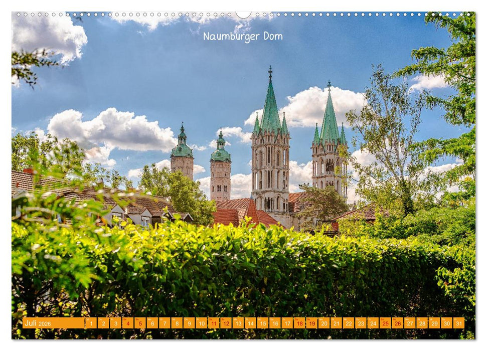 Mitteldeutschland - Landschaft und Kulturdenkmale (CALVENDO Premium Wandkalender 2026)