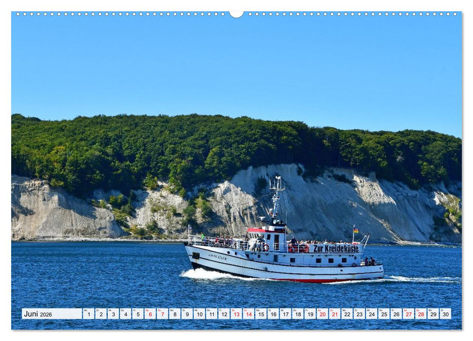Sassnitz mit der Kreideküste (CALVENDO Wandkalender 2026)