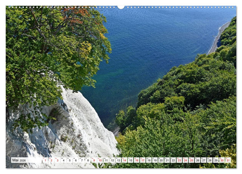 Sassnitz mit der Kreideküste (CALVENDO Premium Wandkalender 2026)