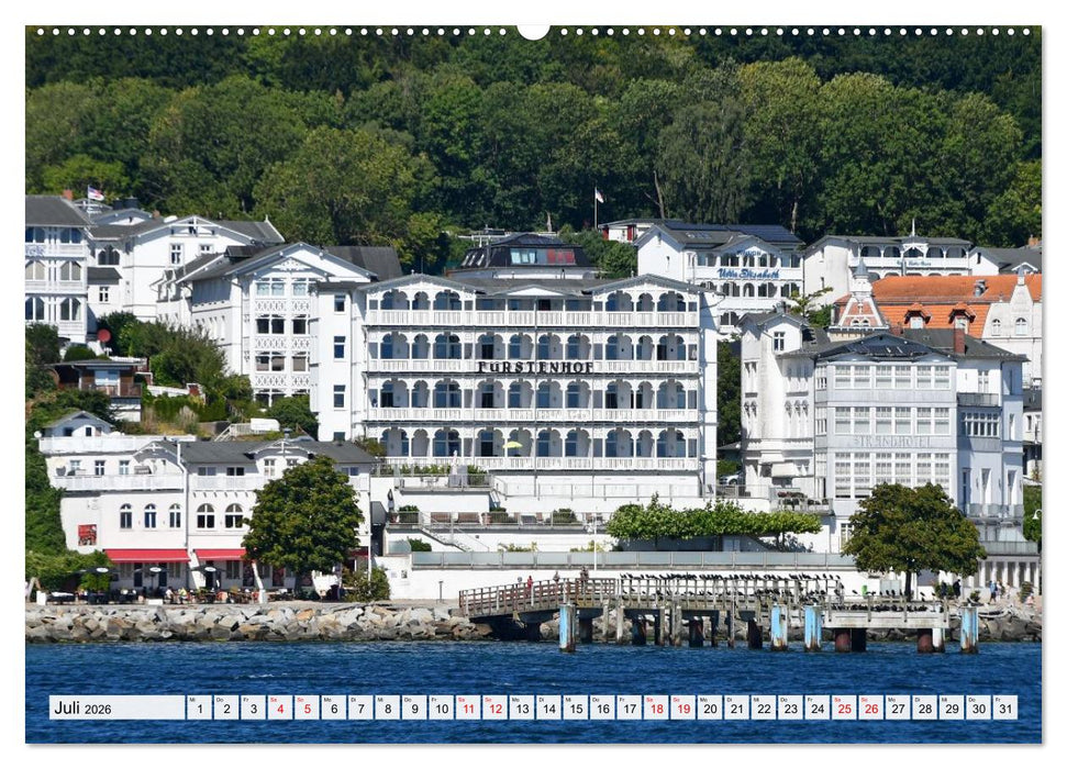 Sassnitz mit der Kreideküste (CALVENDO Premium Wandkalender 2026)