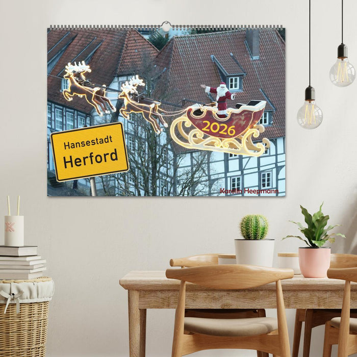 Hansestadt Herford (CALVENDO Wandkalender 2026)