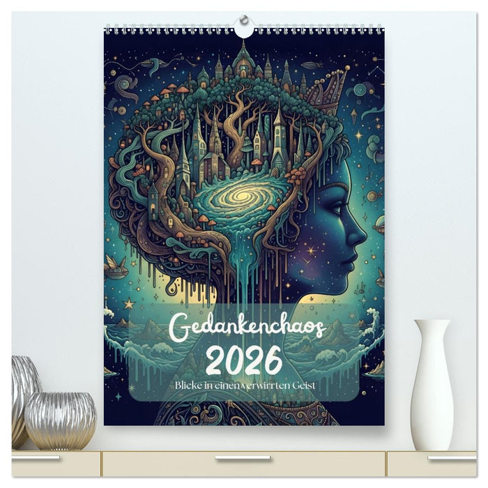 Gedankenchaos - Blicke in einer verwirrten Geist (CALVENDO Premium Wandkalender 2026)