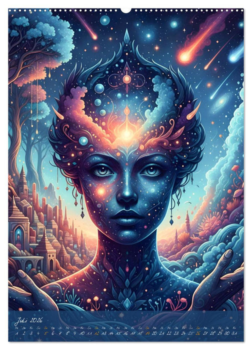 Gedankenchaos - Blicke in einer verwirrten Geist (CALVENDO Premium Wandkalender 2026)