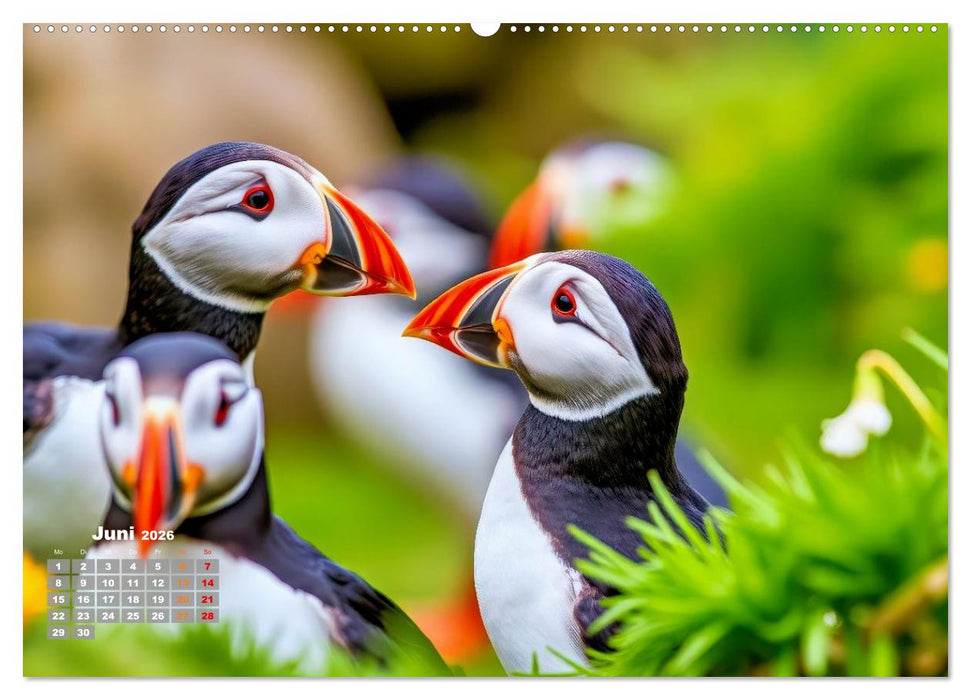 Tieftaucher Papageitaucher (CALVENDO Wandkalender 2026)