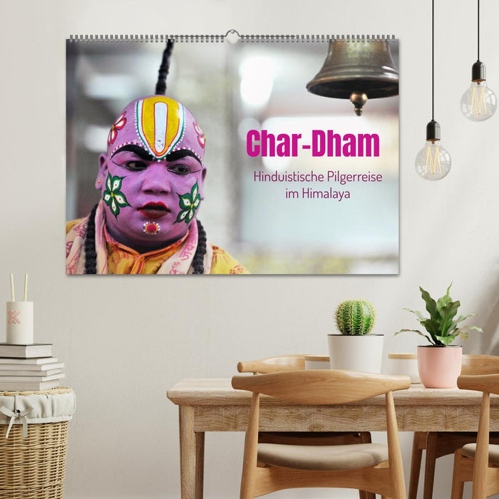 Char Dham - hinduistische Pilgerreise im Himalaya (CALVENDO Wandkalender 2026)