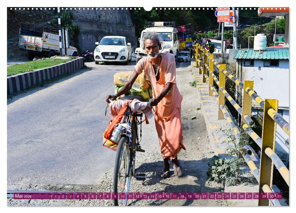 Char Dham - hinduistische Pilgerreise im Himalaya (CALVENDO Wandkalender 2026)