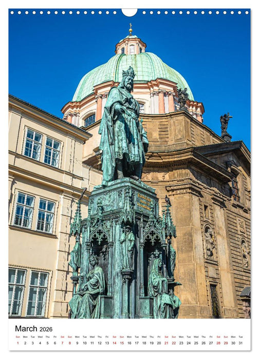 Czechia, Prague - Medieval Spirit (CALVENDO Monthly Calendar 2026)