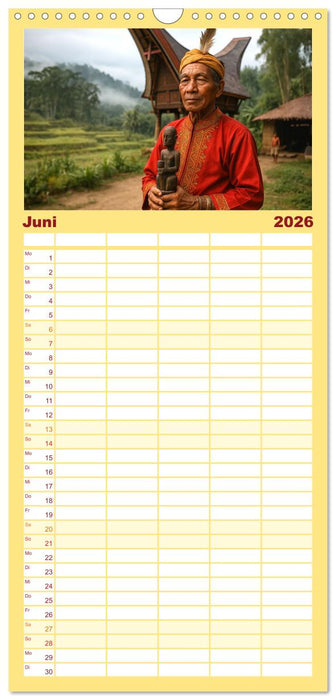 Die Hüter alter Welten (CALVENDO Familienplaner 2026)